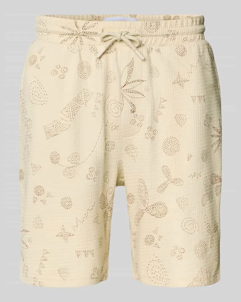 Only & Sons Regular Fit Sweatshorts aus reiner Baumwolle Modell 'BAGGIO 