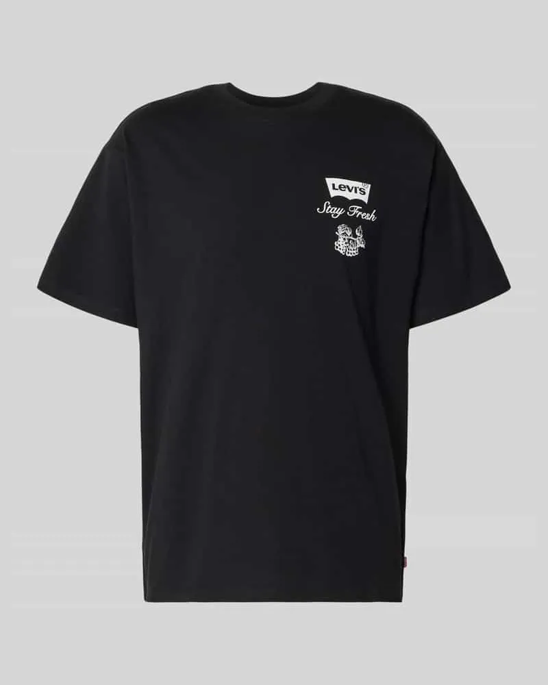 Levi's T-Shirt mit Label-Print 