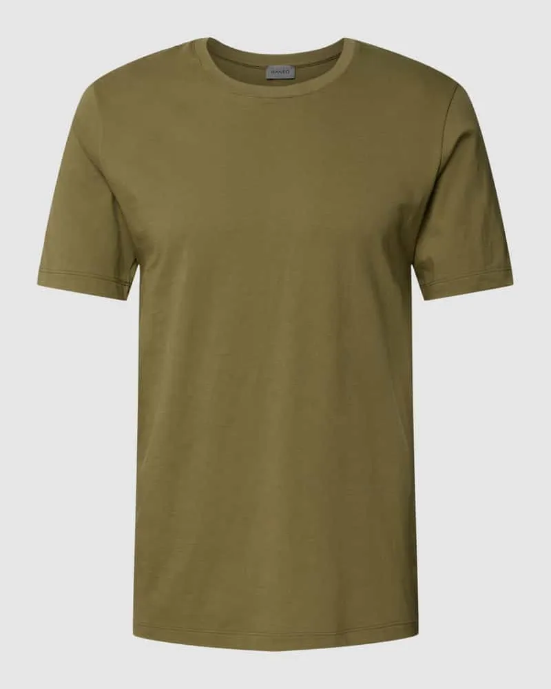 Hanro T-Shirt aus Single Jersey Oliv