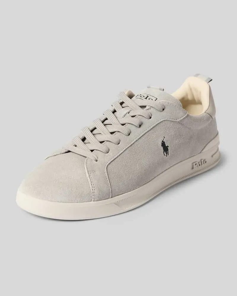 Ralph Lauren Sneaker aus Leder-Mix Dunkelblau