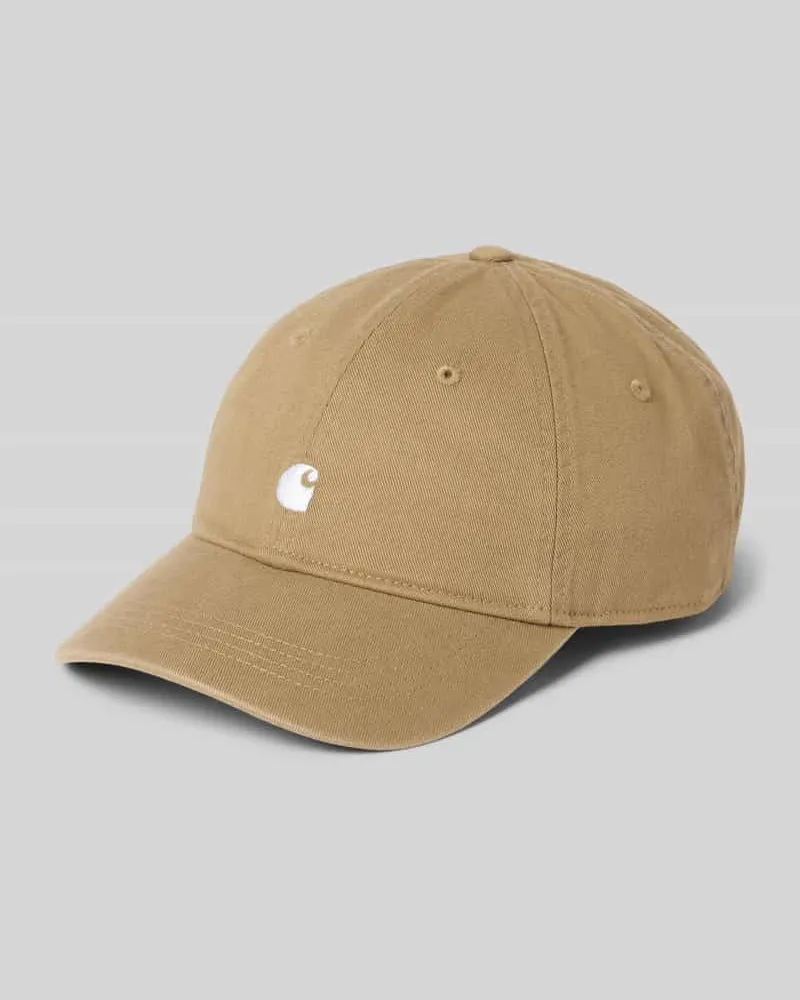 Carhartt WIP Basecap mit Label-Stitching Modell 'Madison Beige
