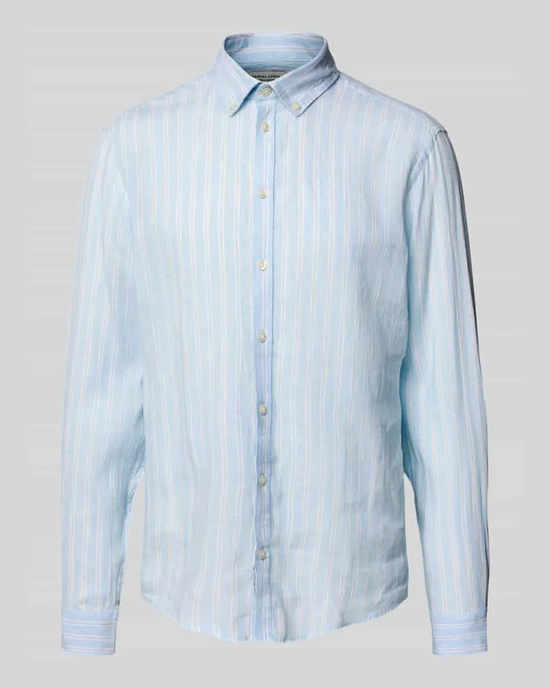 Casual Friday Regular Fit Freizeithemd aus Leinen-Baumwoll-Mix Modell 'DALLAS 