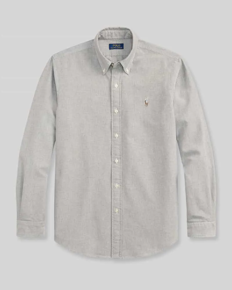Ralph Lauren Regular Fit Freizeithemd aus reiner Baumwolle Mittelbraun