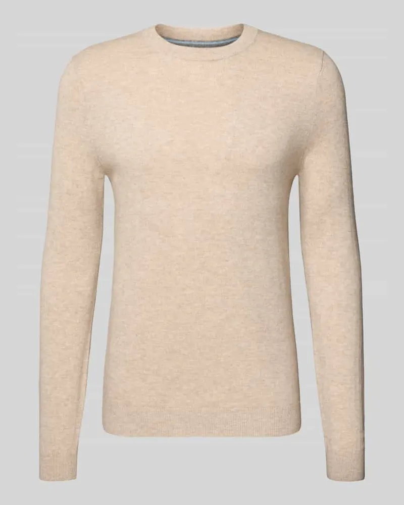 McNeal Strickpullover aus Woll-Mix mit Kaschmir-Anteil Kitt