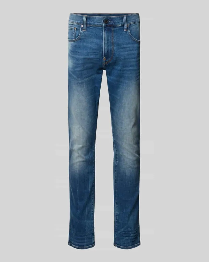 G-STAR RAW Slim Fit Jeans im 5-Pocket-Design Modell 'REVEND Jeansblau
