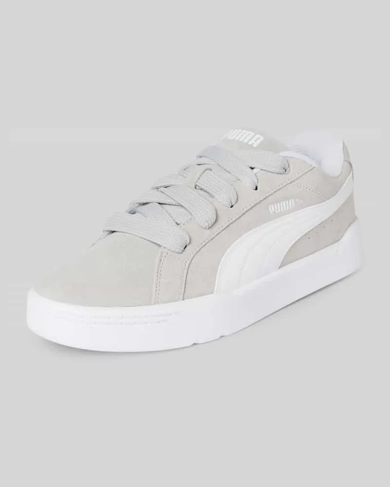 Puma Sneaker aus Leder Modell 'Park Lifestyle Easy Hellgrau
