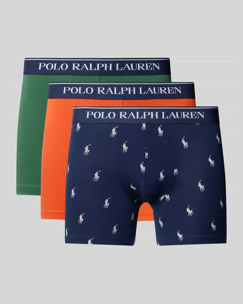 Ralph Lauren Trunks aus Baumwoll-Mix im 3er-Pack Orange