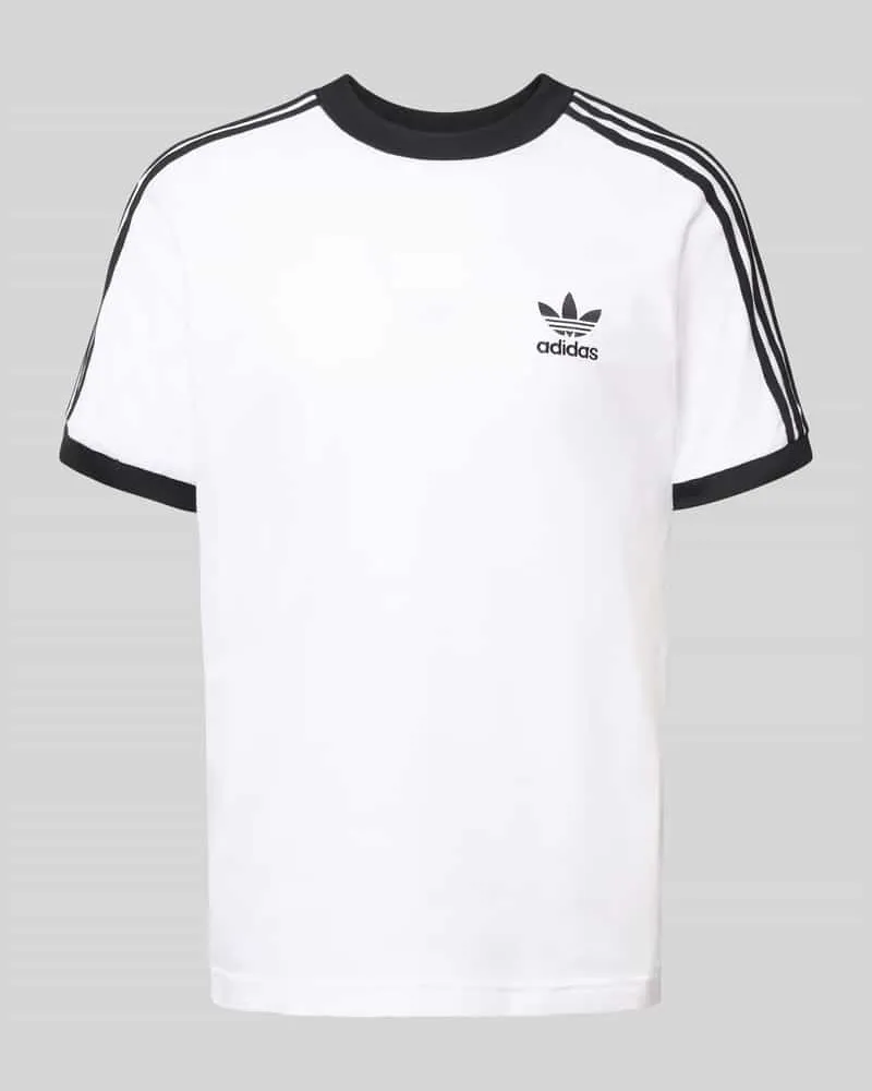 adidas T-Shirt mit Label-Stitching 