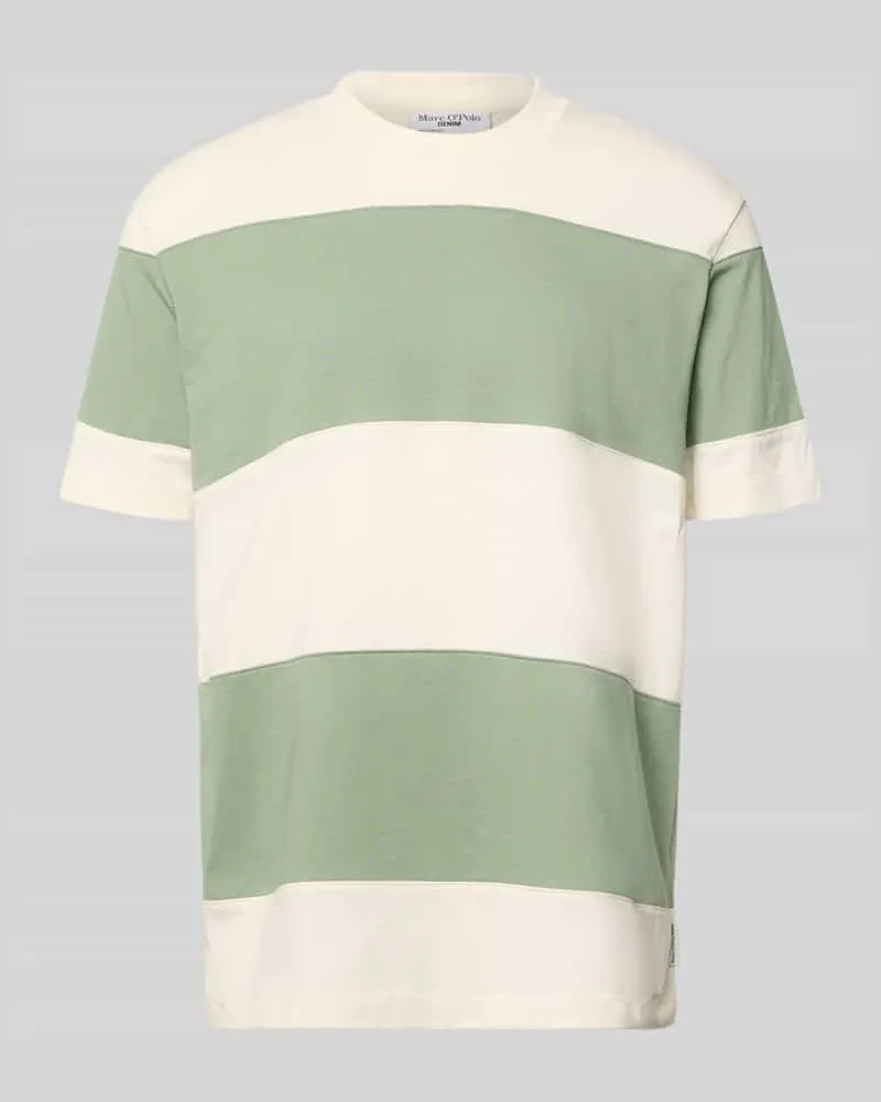 Marc O'Polo Relaxed Fit T-Shirt aus reiner Baumwolle Lind