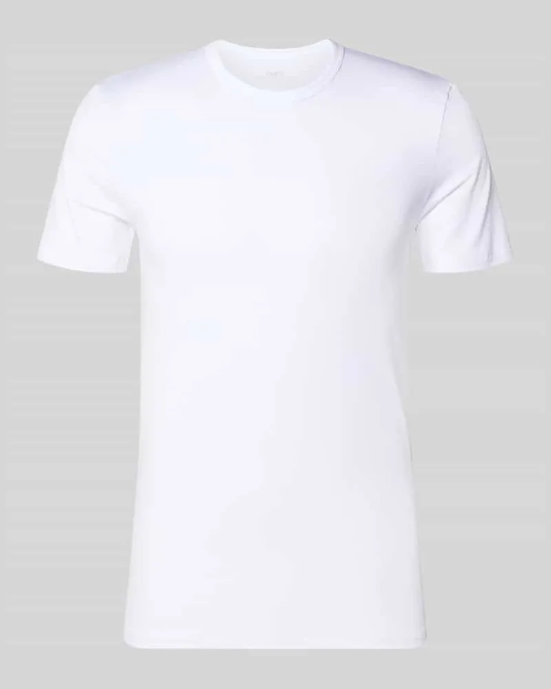 Mey T-Shirt aus Modal-Mix mit Rundhalsausschnitt Weiss