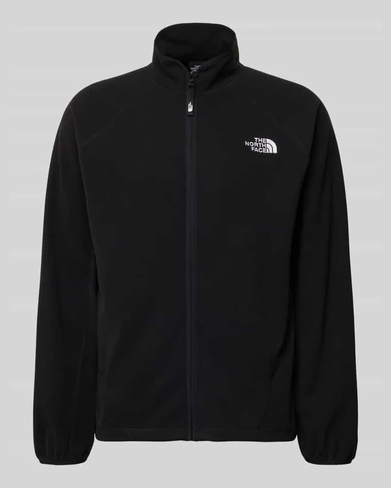 The North Face Fleecejacke mit Label-Stitching Black