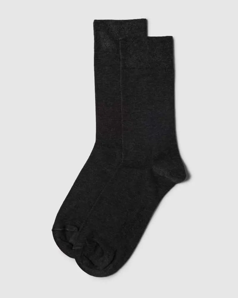 Christian Berg Socken mit elastischen Bündchen im 2er-Pack 