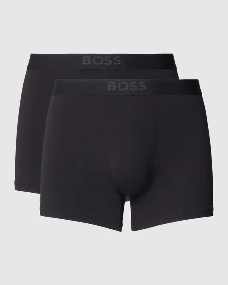 HUGO BOSS Trunks mit Logo-Bund im 2er-Pack Modell 'UltraSoft 