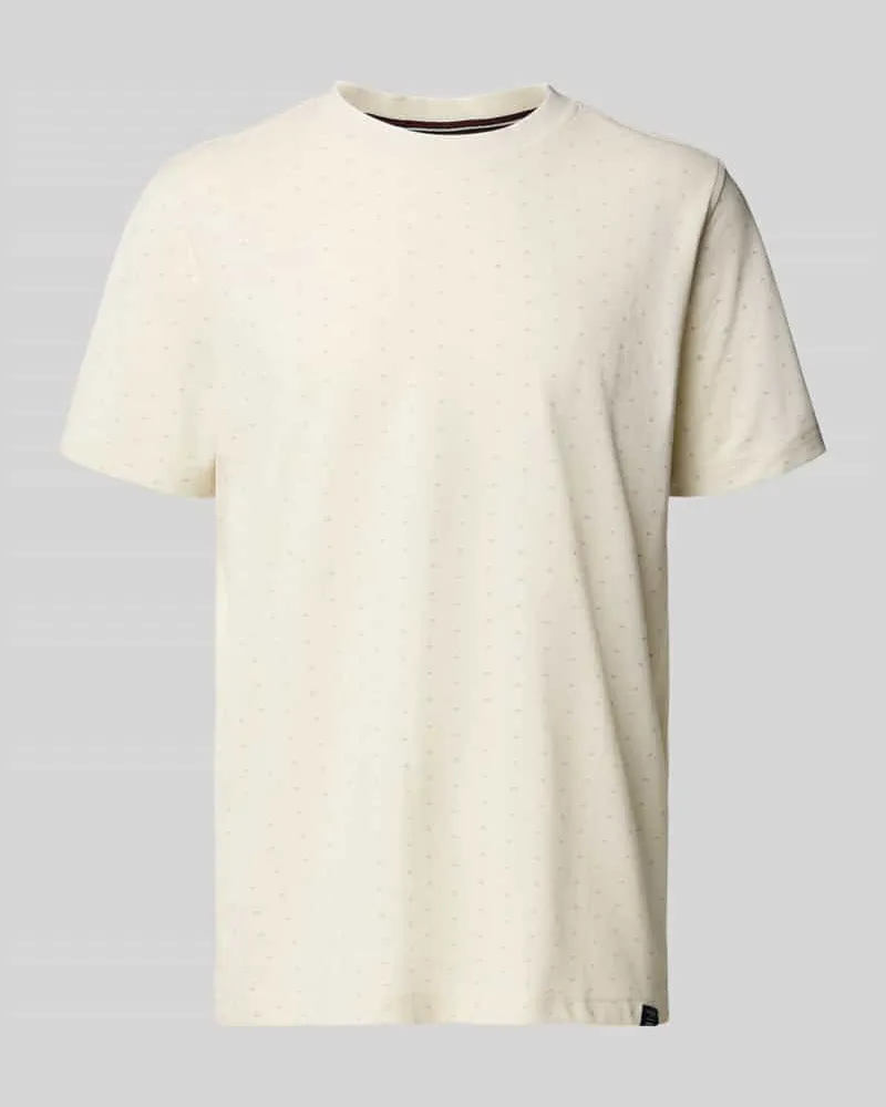 Lerros T-Shirt mit Rundhalsausschnitt Offwhite