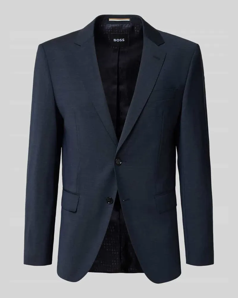 HUGO BOSS Slim Fit Anzugsakko aus Schurwoll-Mix Modell 'HUGE 