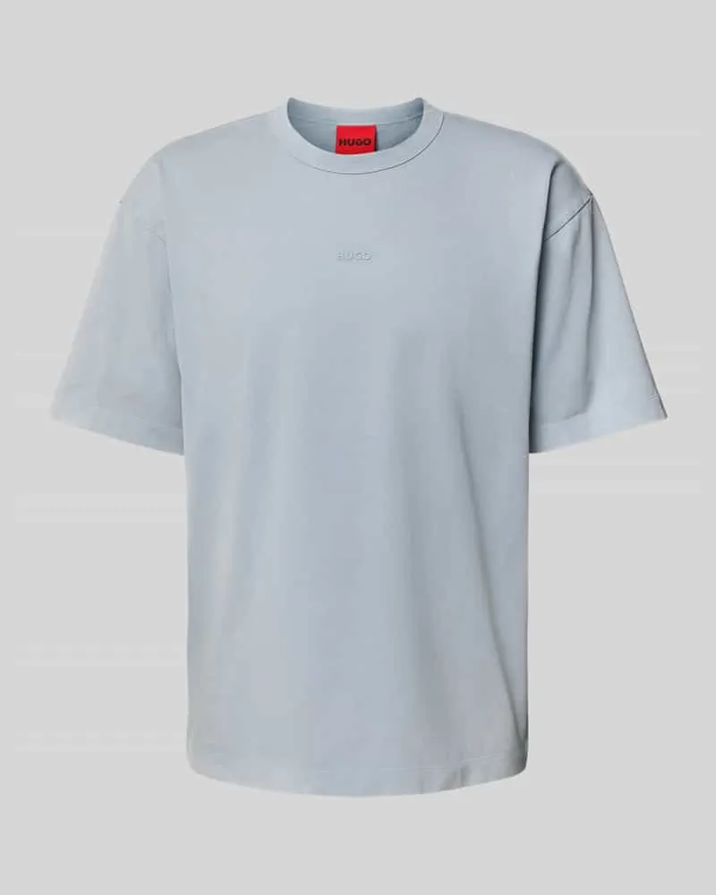 HUGO BOSS T-Shirt mit Label-Print Modell 'Docku Sky