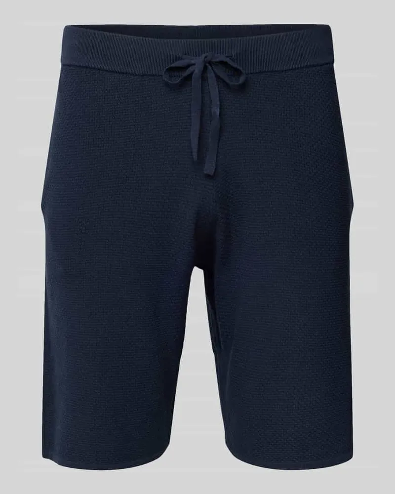 Christian Berg Sweatshorts mit Strukturmuster 