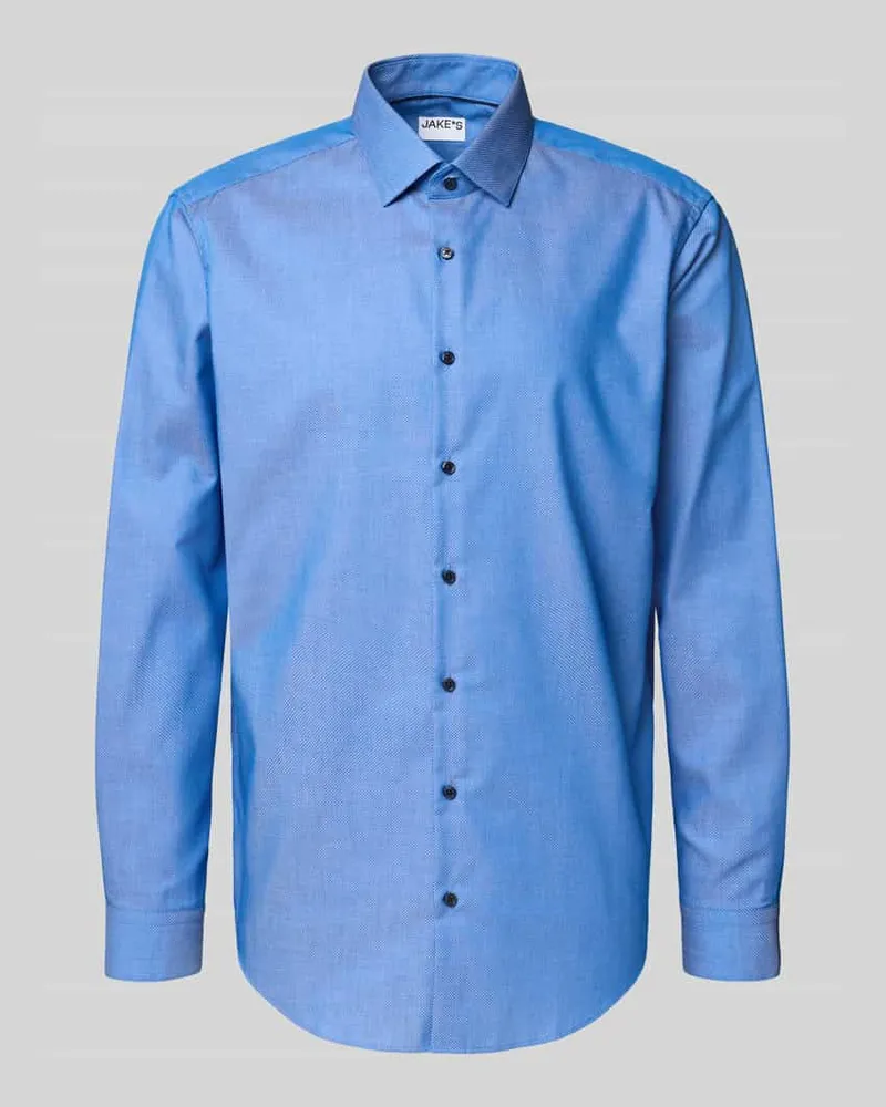 JAKE*S Regular Fit Business-Hemd mit Kentkragen 