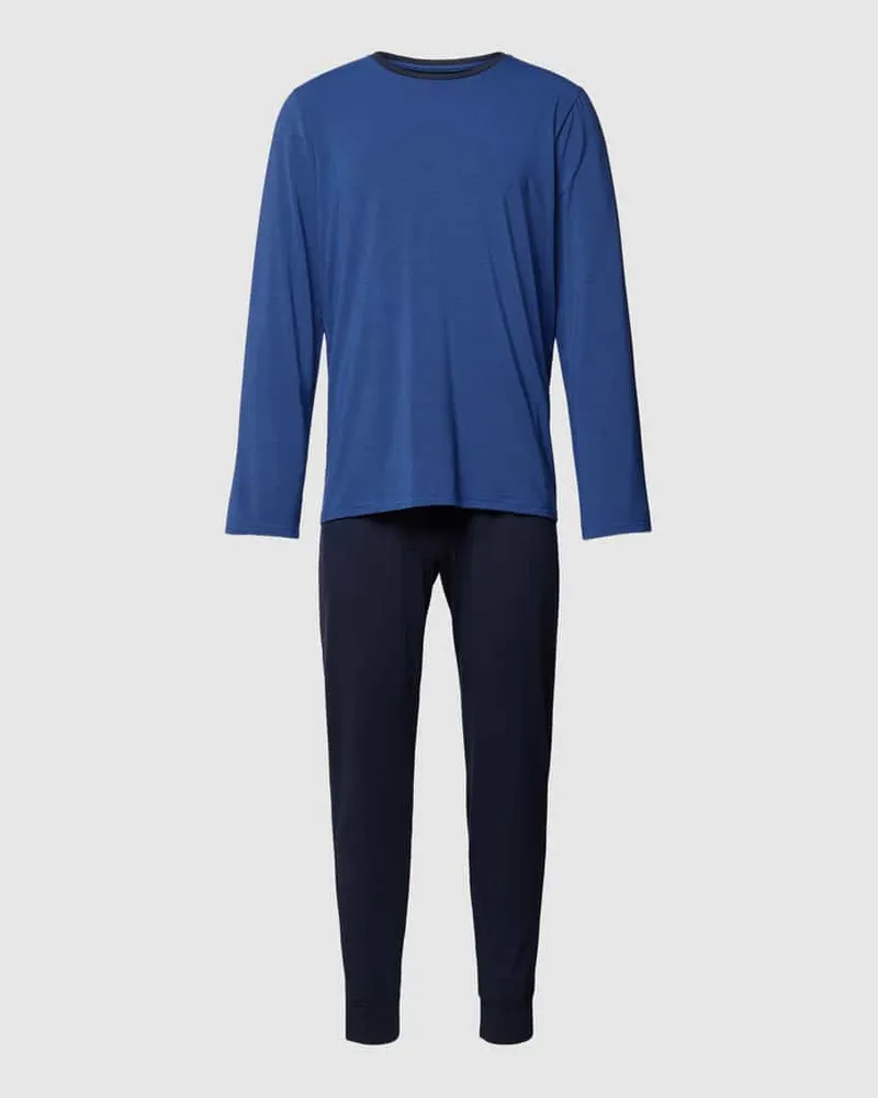 Schiesser Pyjama mit Streifenmuster 