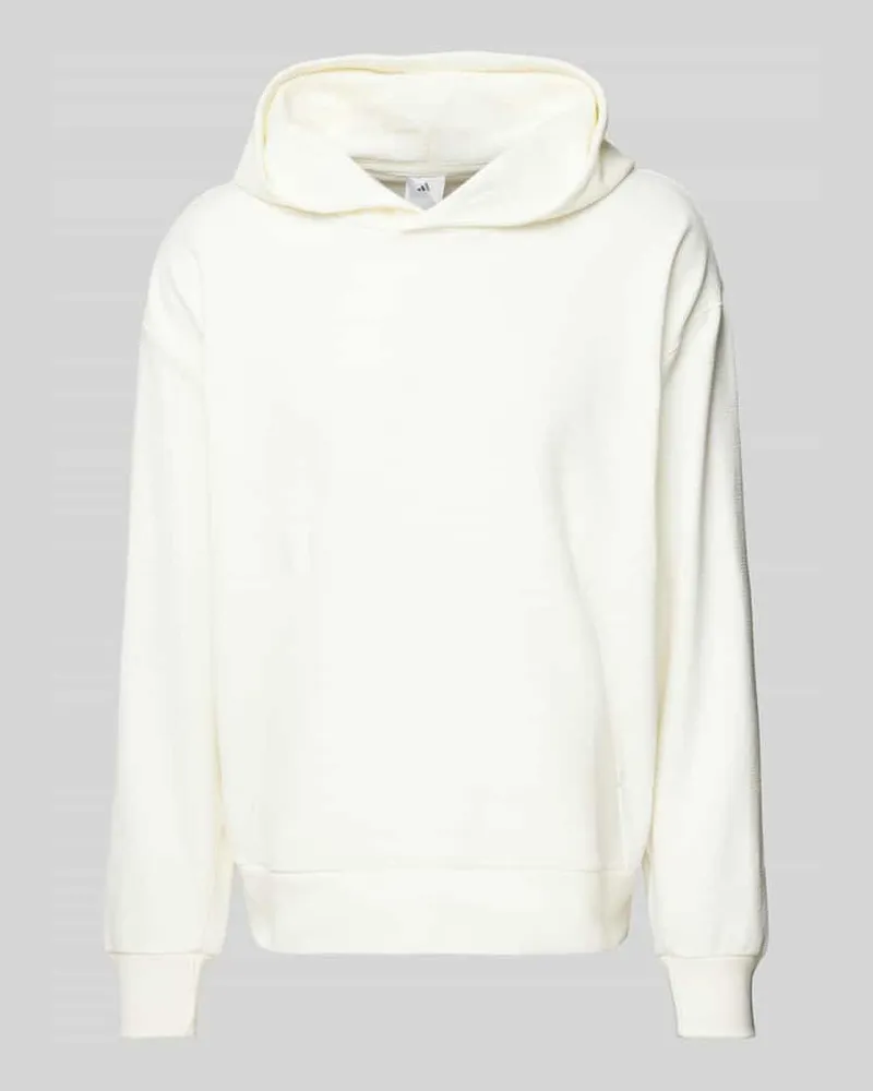 adidas Hoodie mit Strukturmuster Offwhite