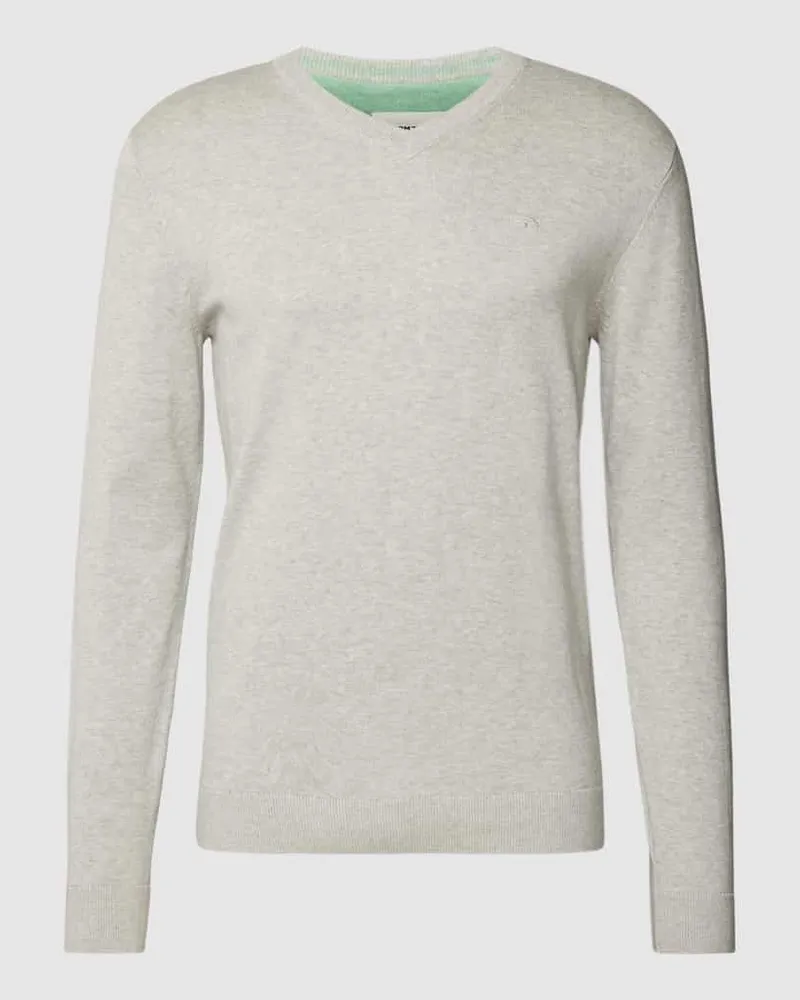 Tom Tailor Strickpullover mit V-Ausschnitt 