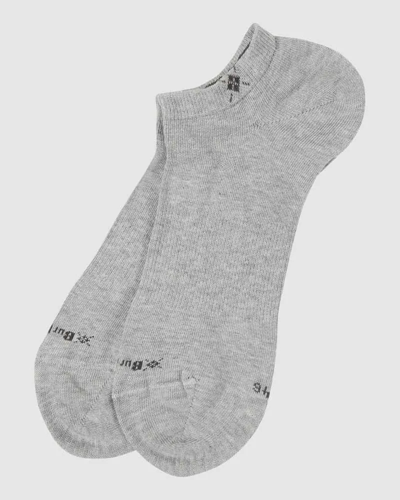 Burlington Sneakersocken mit Stretch-Anteil im 2er-Pack Modell 'Everyday Hellgrau