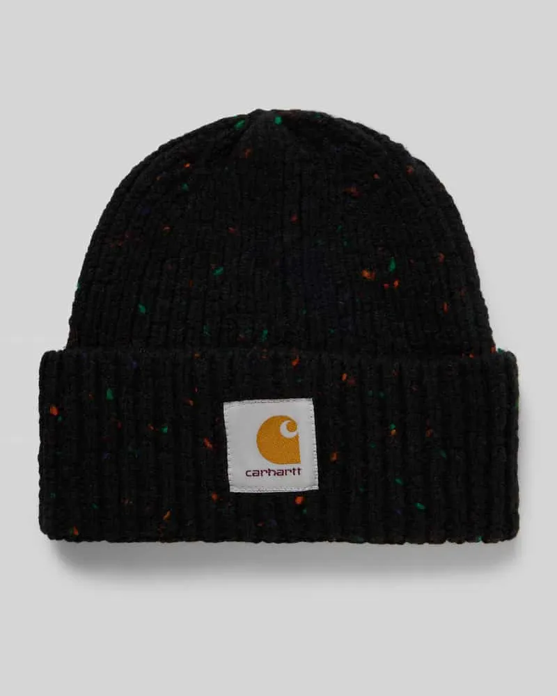 Carhartt WIP Beanie mit Label-Detail Black