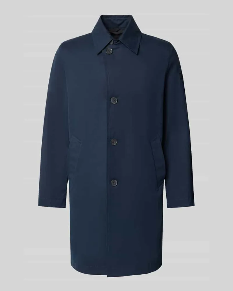 Marc O'Polo Regular Fit Trenchcoat mit Baumwoll-Anteil Marine