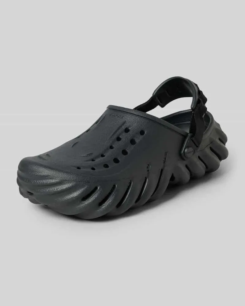 Crocs Hausschuhe mit Label-Detail Black