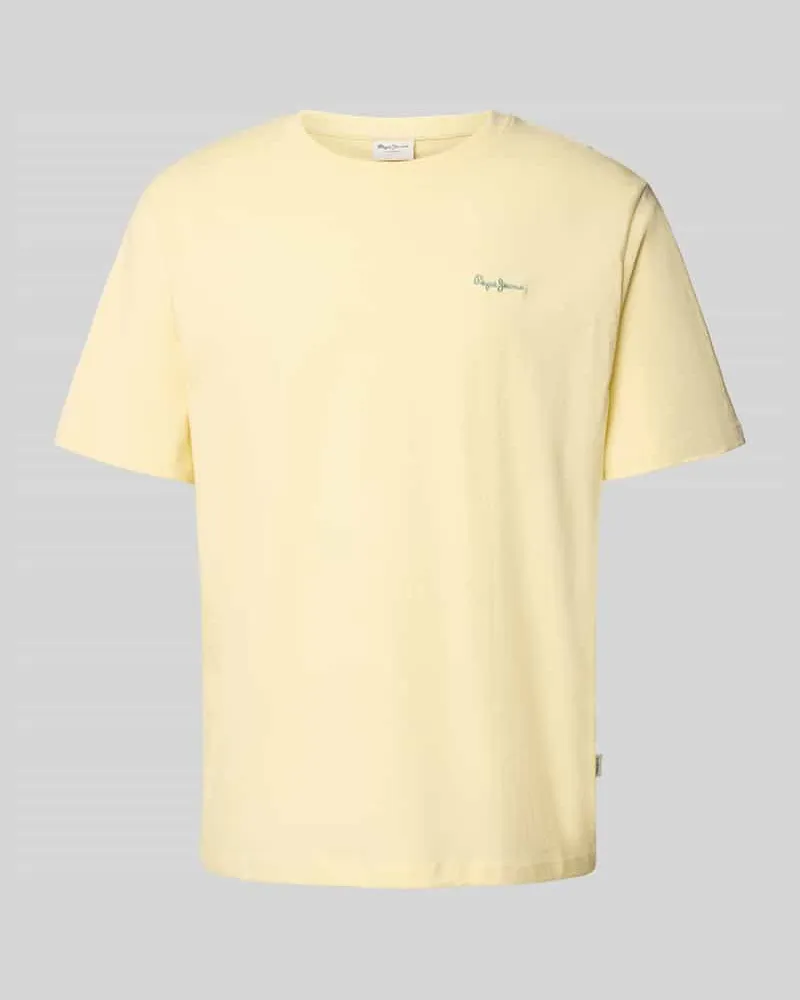 Pepe Jeans Regular Fit T-Shirt aus reiner Baumwolle 