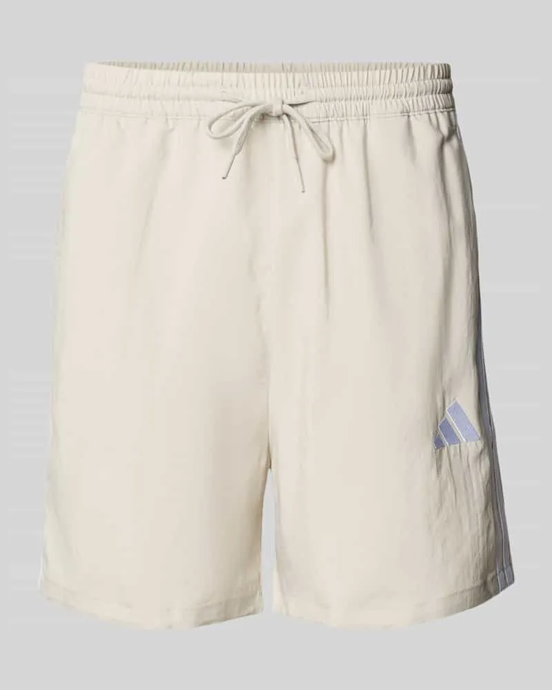 adidas Shorts mit Label-Stitching und elastischem Bund 