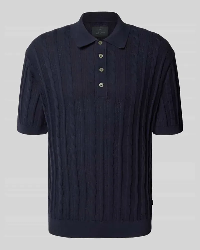 Jack & Jones Poloshirt in Strick-Optik Modell 'MASON 
