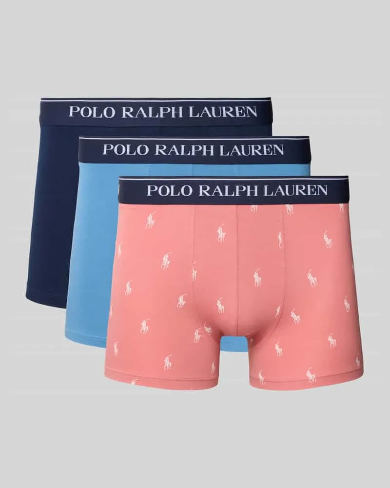 Ralph Lauren Trunks mit elastischem Logo-Bund im 3er-Pack 