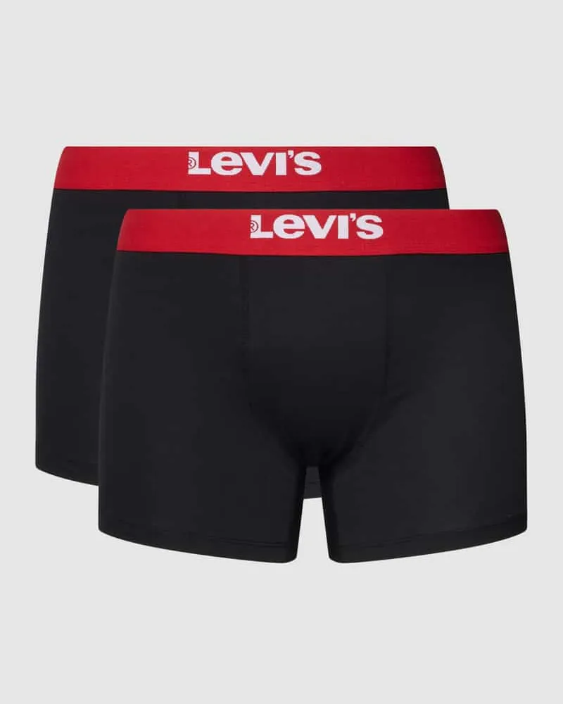Levi's Trunks mit Label-Detail Modell 'SOLID BASIC Rot