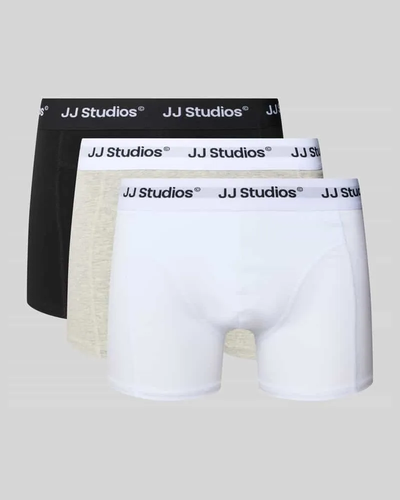Jack & Jones Trunks mit Logo-Stitching Modell 'Soho' im 3er-Pack 