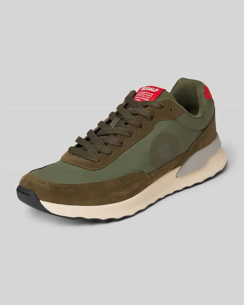 ECOALF Sneaker mit Label-Patch Modell 'CONDEALF Khaki