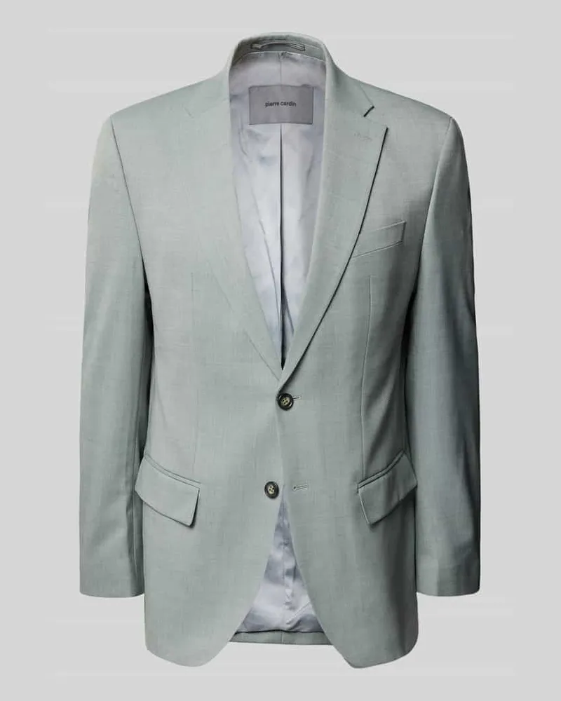 Pierre Cardin Slim Fit 2-Knopf-Sakko mit Pattentaschen Modell 'Grant Schilf