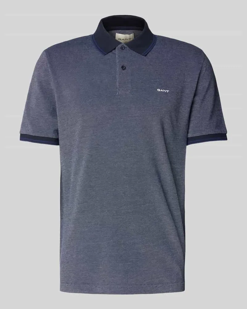 Gant Regular Fit Poloshirt mit Label-Stitching Modell 'OXFORD 