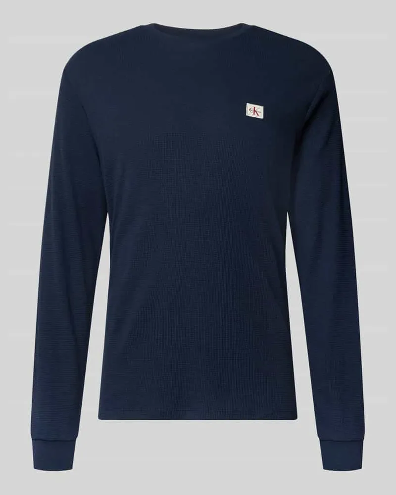 Calvin Klein Longsleeve mit Strukturmuster 