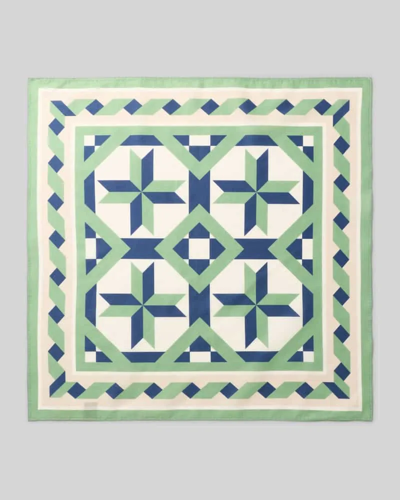 Selected Homme Tuch aus reiner Baumwolle Modell 'NICOLAJ BANDANA Mint