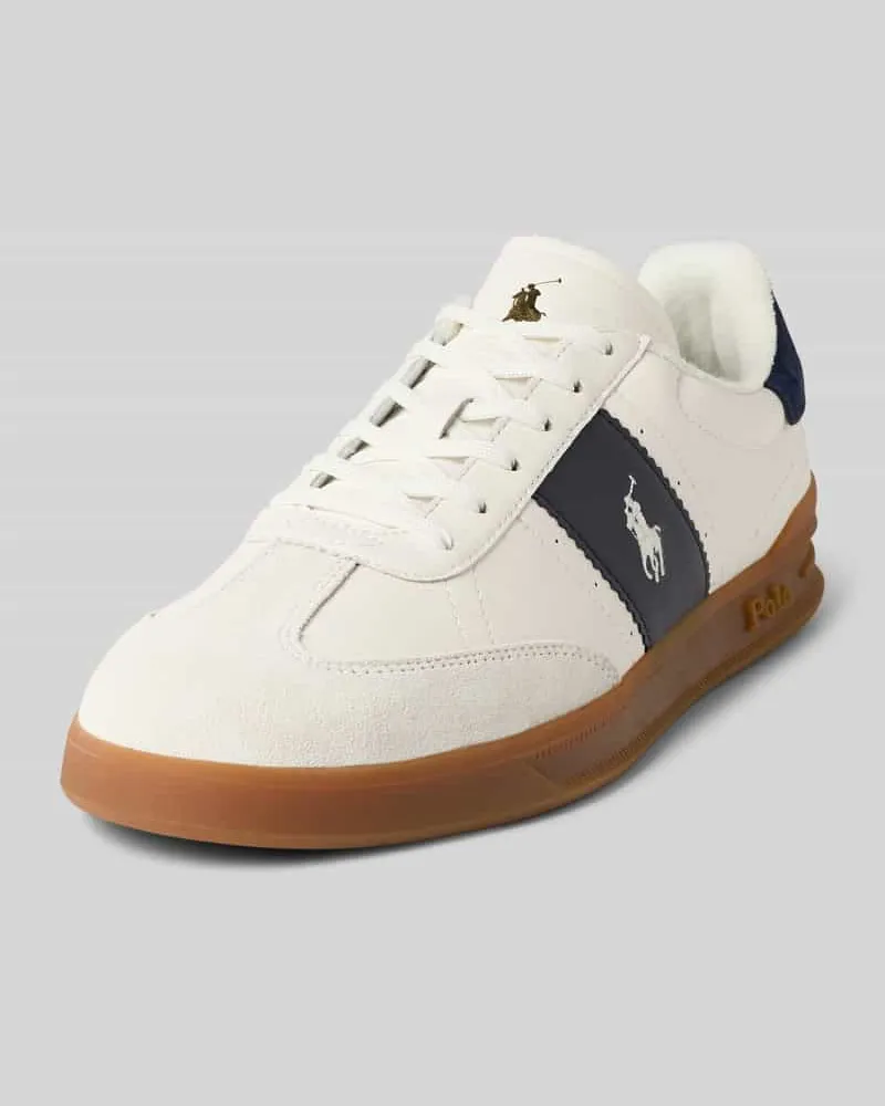 Ralph Lauren Sneaker mit Schnürverschluss Offwhite