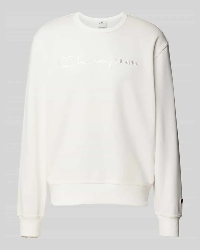 Champion Sweatshirt mit Label-Stitching 