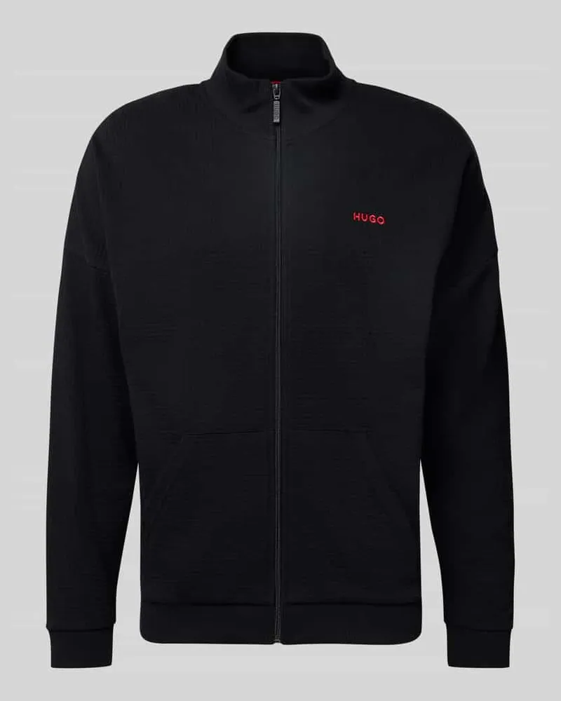 HUGO BOSS Regular Fit Sweatjacke aus Baumwoll-Mix Modell 'AUSTIN 