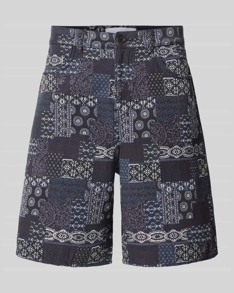 LES DEUX Shorts im Allover-Look Modell 'Ryder 