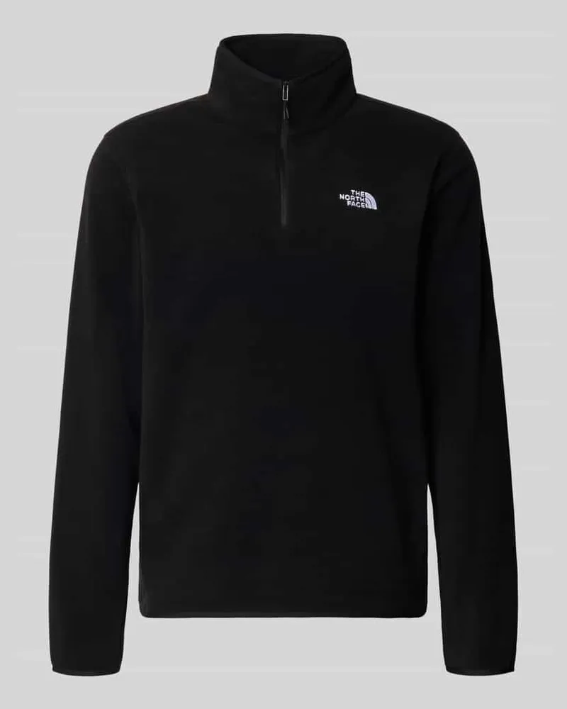 The North Face Fleecepullover mit Troyer-Kragen Modell 'GLACIER Black