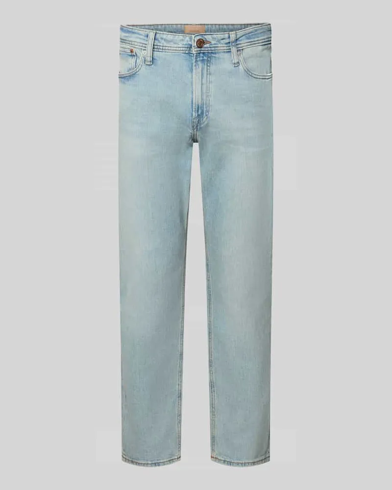 Jack & Jones Straight Fit im 5-Pocket-Design Modell 'Clark Hellblau