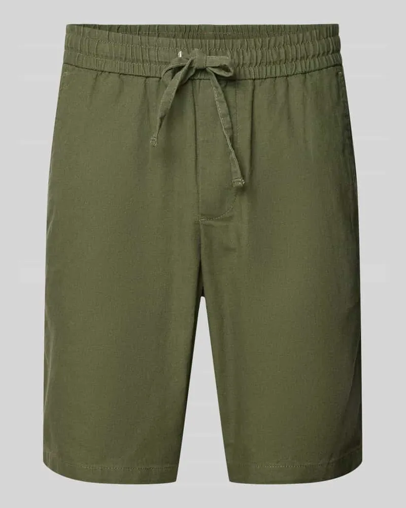 Only & Sons Regular Fit Shorts aus Baumwoll-Leinen-Mix Modell 'LINUS 