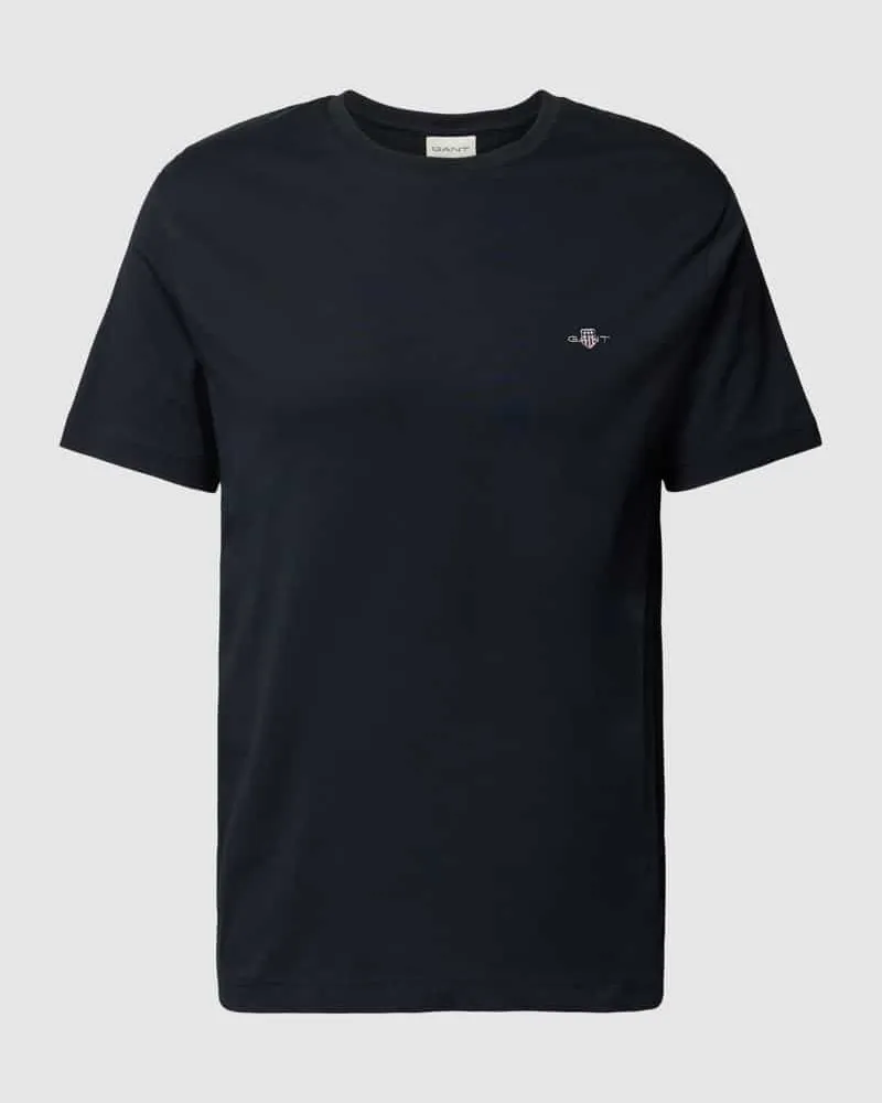 Gant Regular Fit T-Shirt mit Label-Stitching Modell 'SHIELD 