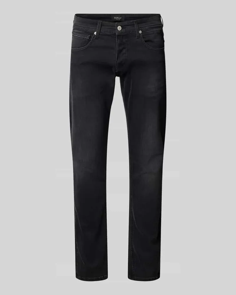 Replay Straight Leg Jeans im 5-Pocket-Design Modell 'GROVER 