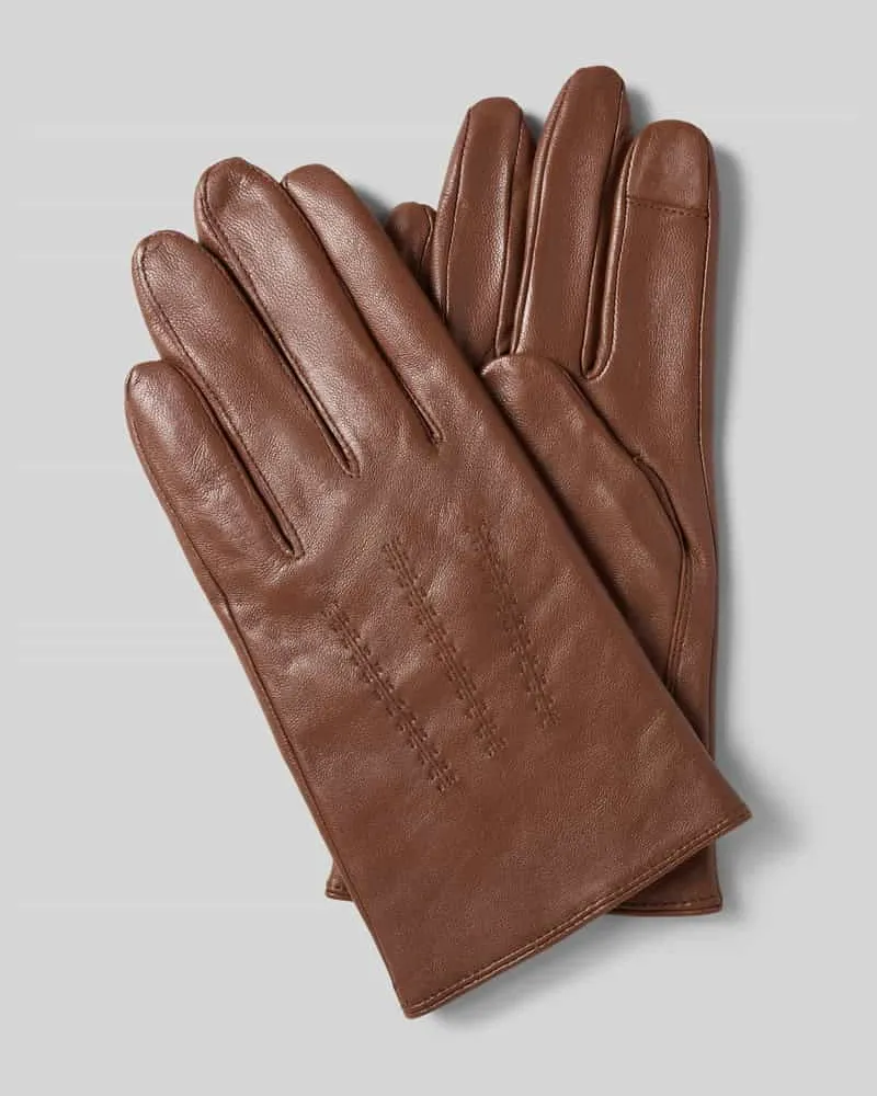 HUGO BOSS Handschuhe aus echtem Lammleder 